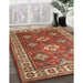 Machine Washable Traditional Peru Brown Rug in a Family Room, wshtr1991