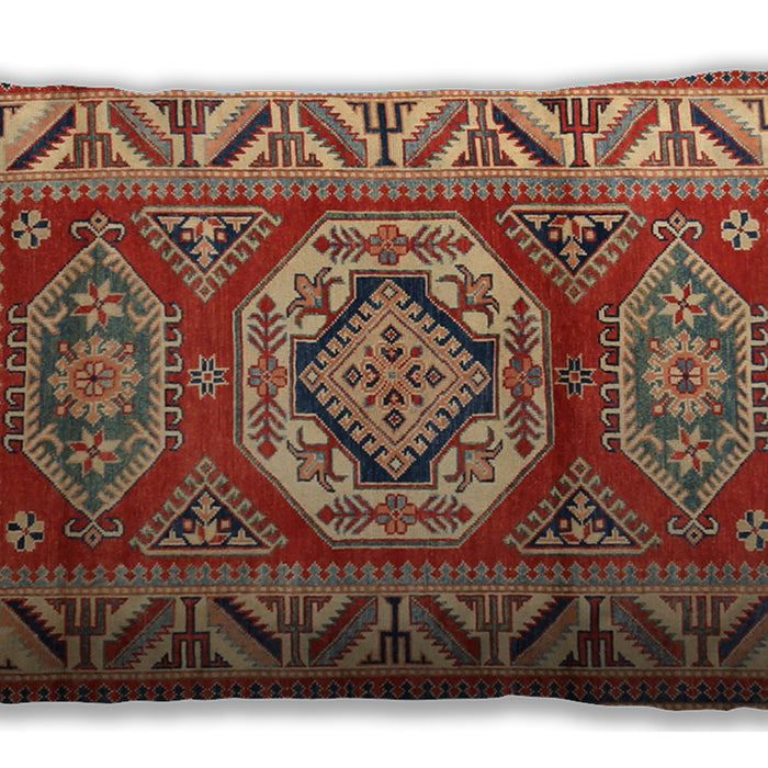 Traditional Classic Rectangular Peru Brown Lumbar Throw Pillow, 13 inch by 19 inch, lbtr1992