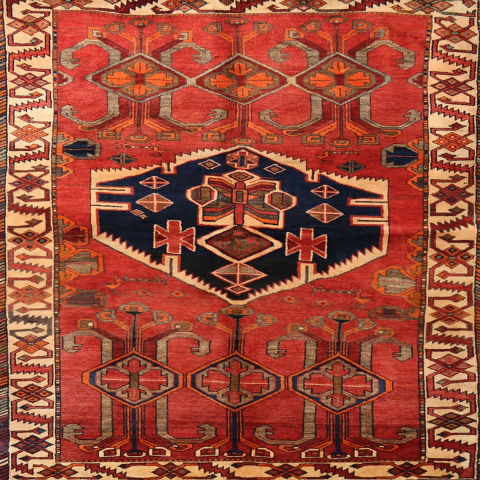 Square Traditional Red Persian Rug, tr1997