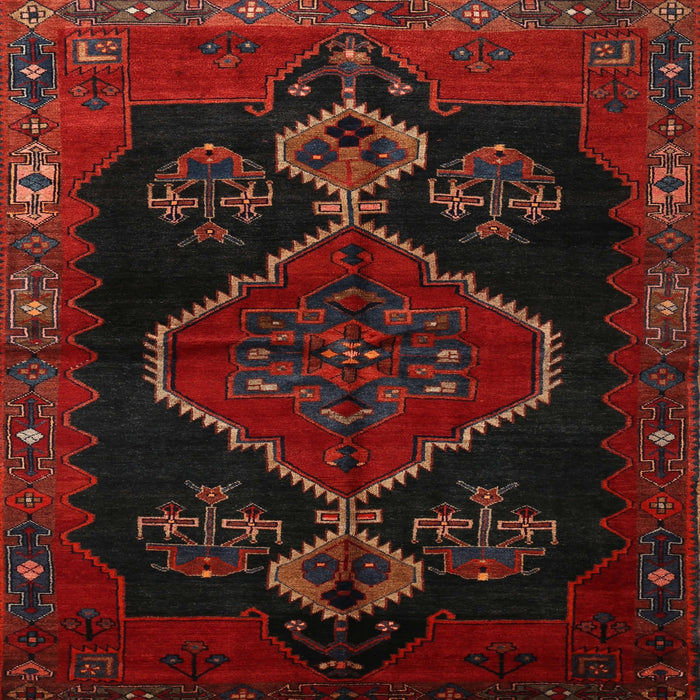 Square Traditional Bakers Brown Persian Rug, tr1998
