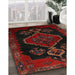 Machine Washable Traditional Bakers Brown Rug in a Family Room, wshtr1998