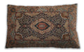 Traditional Classic Rectangular Camel Brown Lumbar Throw Pillow, 13 inch by 19 inch, lbtr19