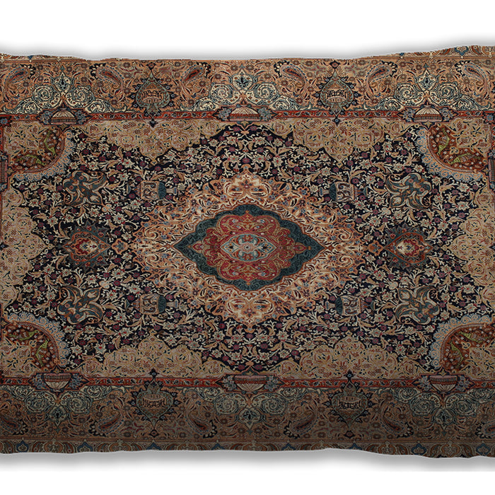 Traditional Classic Rectangular Camel Brown Lumbar Throw Pillow, 13 inch by 19 inch, lbtr19
