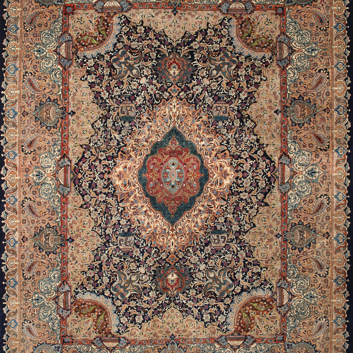 Machine Washable Traditional Camel Brown Rug, wshtr19
