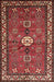 Traditional Orange Salmon Pink Persian Rug, tr2000