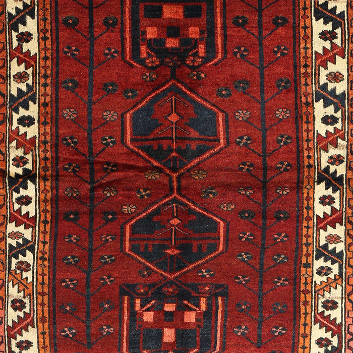 Traditional Chestnut Brown Persian Rug, tr2002