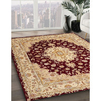 Traditional Fire Brick Red Persian Rug, tr2005