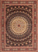 Traditional Sunrise Orange Persian Rug, tr2006