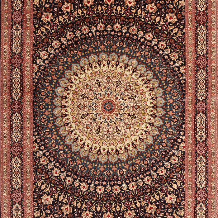 Traditional Sunrise Orange Persian Rug, tr2006