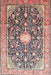 Traditional Light French Beige Brown Medallion Rug, tr200