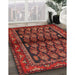 Traditional Red Persian Rug in Family Room, tr2012