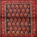 Square Traditional Red Persian Rug, tr2012