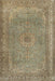 Traditional Brownish Green Persian Rug, tr2013