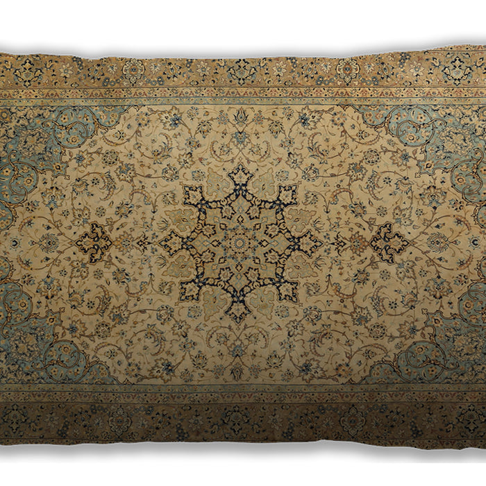 Traditional Classic Rectangular Light Brown Lumbar Throw Pillow, 13 inch by 19 inch, lbtr2014