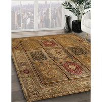 Traditional Saddle Brown Persian Rug, tr2015