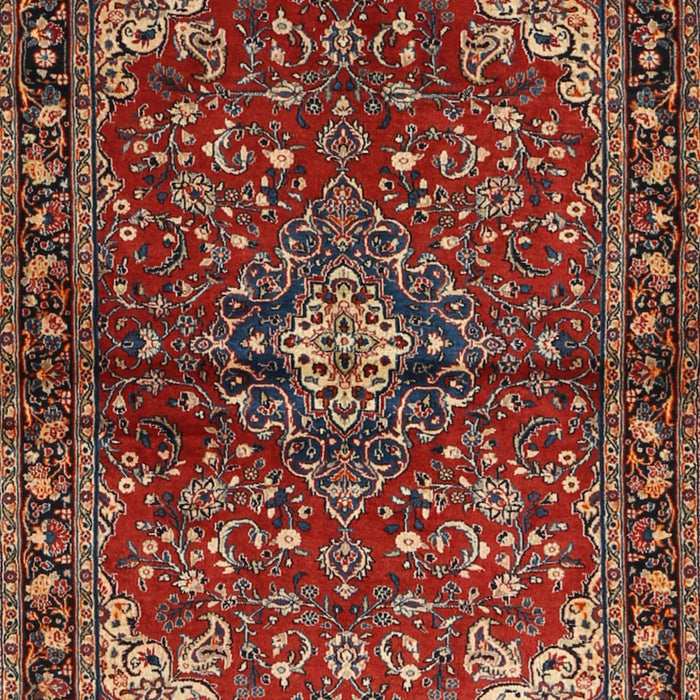 Traditional Orange Salmon Pink Persian Rug, tr2017