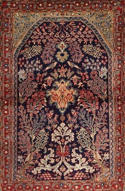 Machine Washable Traditional Orange Salmon Pink Rug, wshtr2018