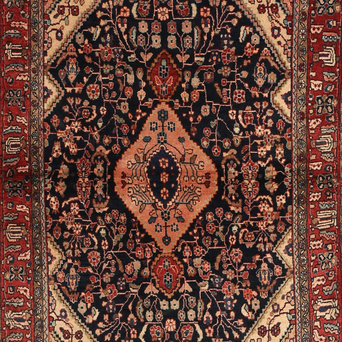 Traditional Gold Brown Persian Rug, tr2019