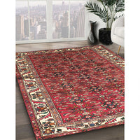 Traditional Orange Salmon Pink Persian Rug, tr201