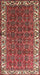 Machine Washable Traditional Orange Salmon Pink Rug, wshtr201