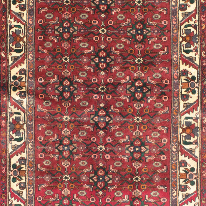 Machine Washable Traditional Orange Salmon Pink Rug, wshtr201