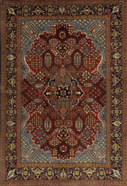 Machine Washable Traditional Red Rug, wshtr2020