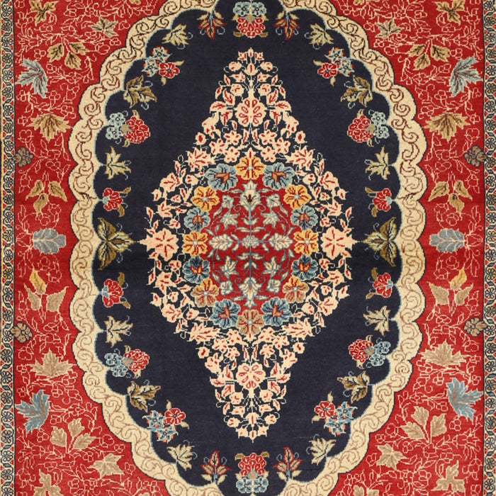 Machine Washable Traditional Tomato Red Rug, wshtr2023