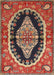 Traditional Red Medallion Rug, tr2023