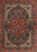 Traditional Dark Gold Brown Persian Rug, tr2024