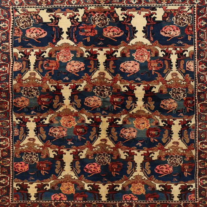 Square Traditional Red Persian Rug, tr2025