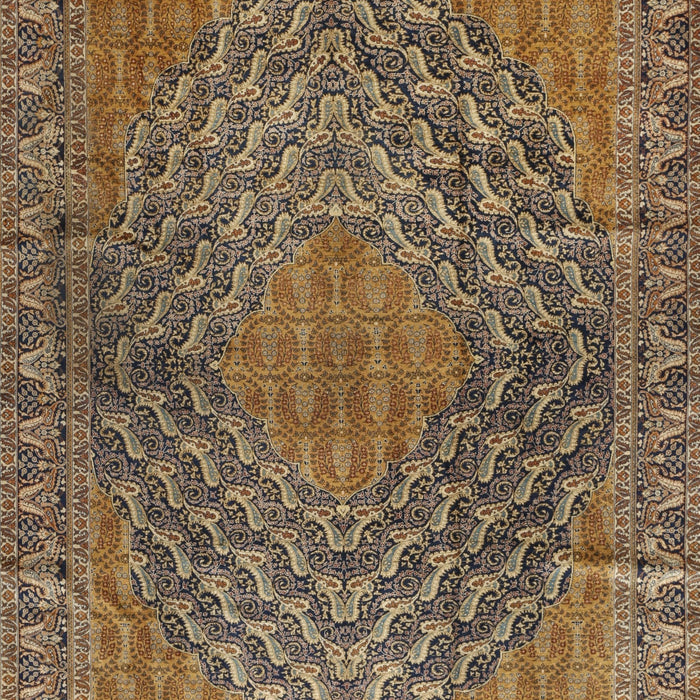 Machine Washable Traditional Peru Brown Rug, wshtr2026