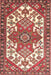 Machine Washable Traditional Red Rug, wshtr202