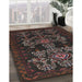 Traditional Bakers Brown Persian Rug in Family Room, tr2032