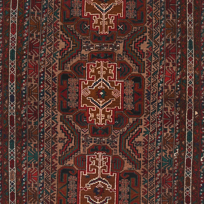 Traditional Reddish Brown Persian Rug, tr2034