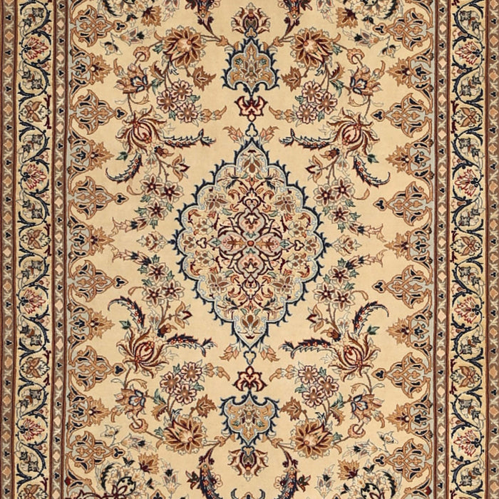Traditional Sienna Brown Medallion Rug, tr2039