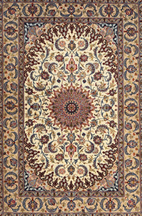 Machine Washable Traditional Sepia Brown Rug, wshtr2041