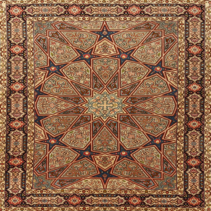 Square Traditional Red Persian Rug, tr2042