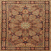 Square Traditional Red Persian Rug, tr2042