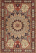 Machine Washable Traditional Sand Brown Rug, wshtr2044