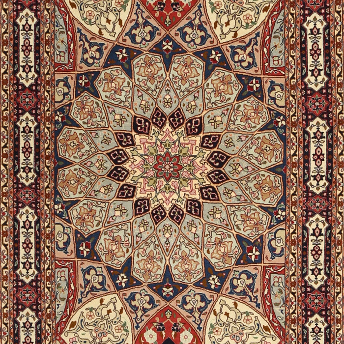 Traditional Sand Brown Persian Rug, tr2044