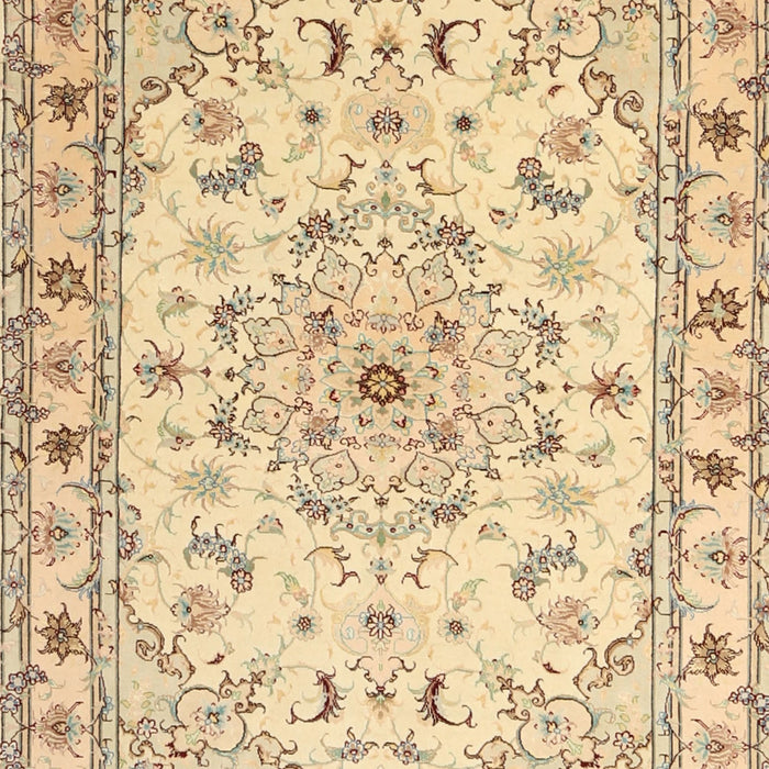 Traditional Brown Gold Persian Rug, tr2045