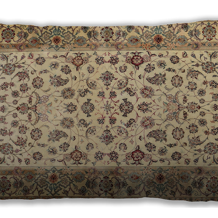 Traditional Classic Rectangular Sienna Brown Lumbar Throw Pillow, 13 inch by 19 inch, lbtr2047