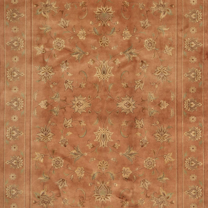 Traditional Orange Red Persian Rug, tr2049