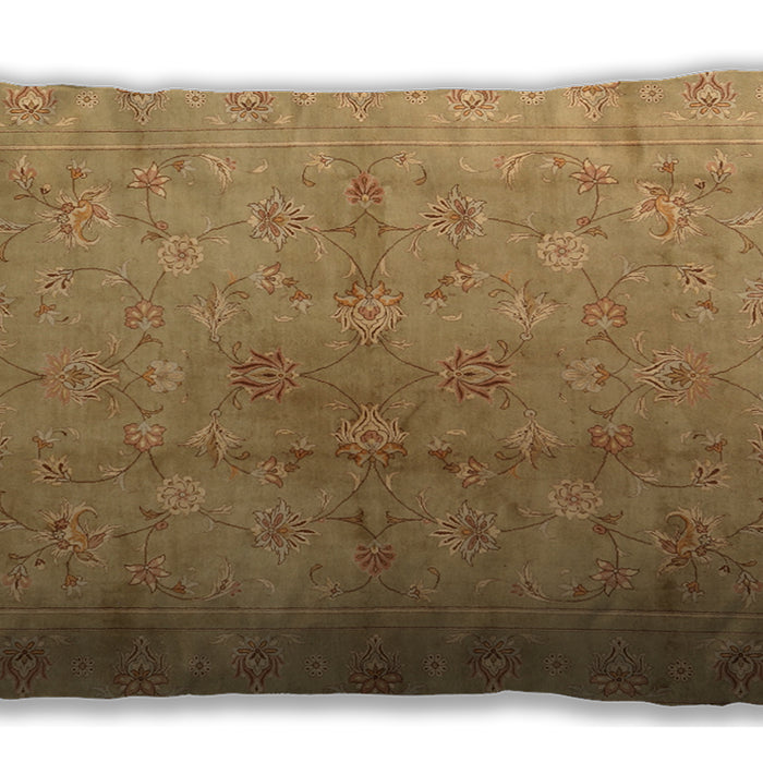 Traditional Classic Rectangular Yellow Lumbar Throw Pillow, 13 inch by 19 inch, lbtr2054