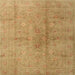 Square Traditional Yellow Persian Rug, tr2054