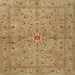 Square Traditional Gold Persian Rug, tr2059