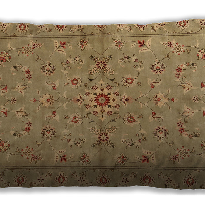 Traditional Classic Rectangular Golden Gold Lumbar Throw Pillow, 13 inch by 19 inch, lbtr2059