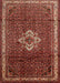 Traditional Rust Pink Persian Rug, tr205