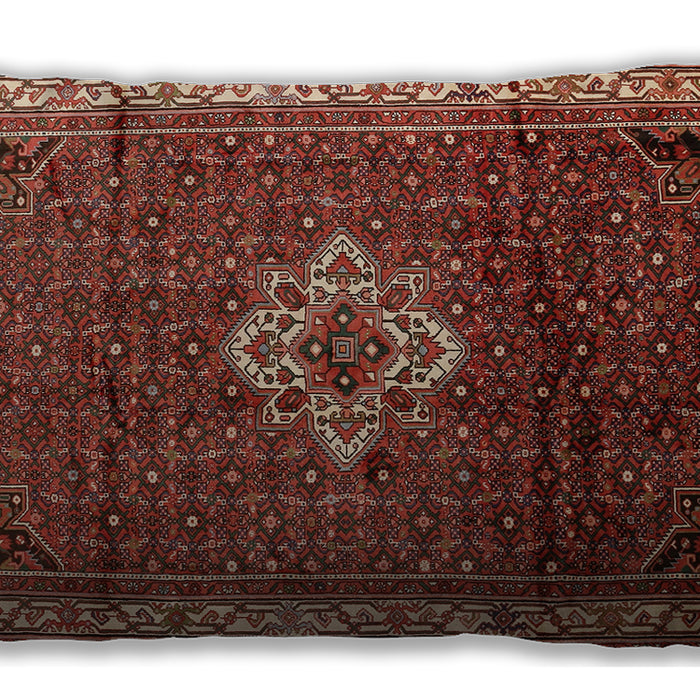 Traditional Classic Rectangular Rust Pink Lumbar Throw Pillow, 13 inch by 19 inch, lbtr205