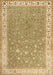 Traditional Metallic Gold Persian Rug, tr2060